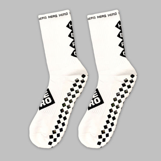 White Grip Socks